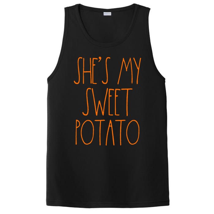 Shes My Sweet Potato I Yam Set Thanksgiving Couple PosiCharge Competitor Tank