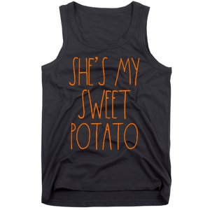 Shes My Sweet Potato I Yam Set Thanksgiving Couple Tank Top