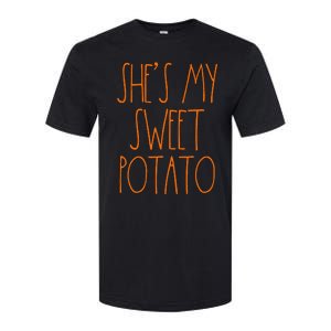 Shes My Sweet Potato I Yam Set Thanksgiving Couple Softstyle CVC T-Shirt