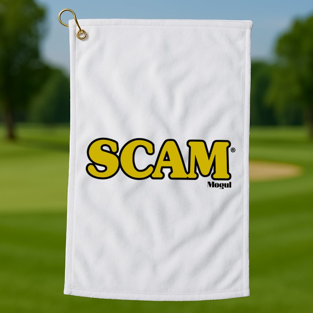 Scam Mogul Golf Towel