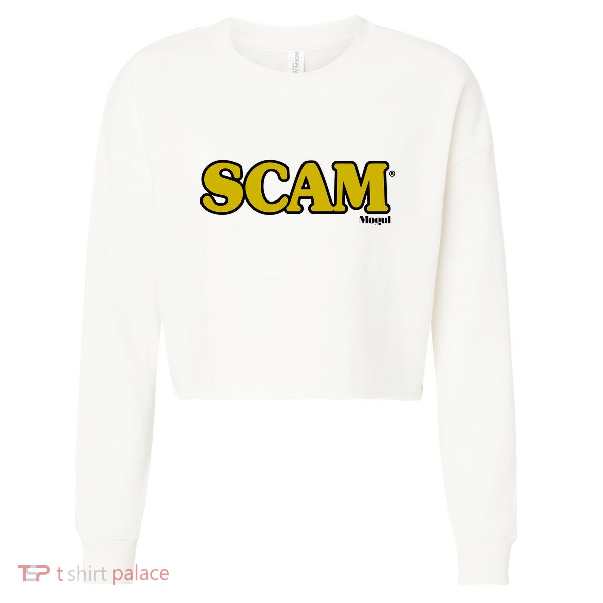 Scam Mogul Cropped Pullover Crew