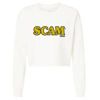 Scam Mogul Cropped Pullover Crew