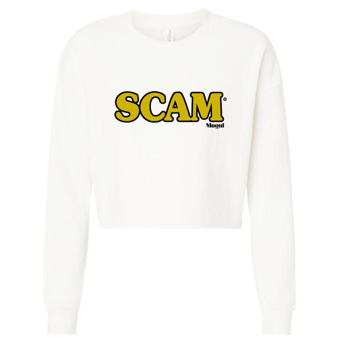 Scam Mogul Cropped Pullover Crew