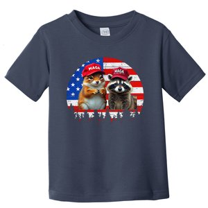 Social Media Star Peanut The Squirrel & Fred The Raccoon Toddler T-Shirt