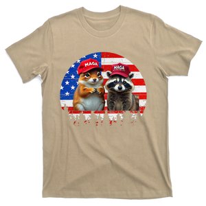 Social Media Star Peanut The Squirrel & Fred The Raccoon T-Shirt