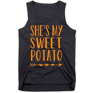 SheS My Sweet Potato Thanksgiving Halloween Matching Couple Tank Top