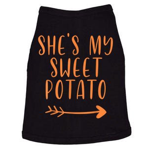 She's My Sweet Potato I Yam Set Couples Thanksgiving Present Doggie Tank