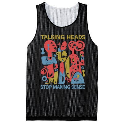 Stop Making Sensee Talking Heads Retro Funny Design Mesh Reversible Basketball Jersey Tank