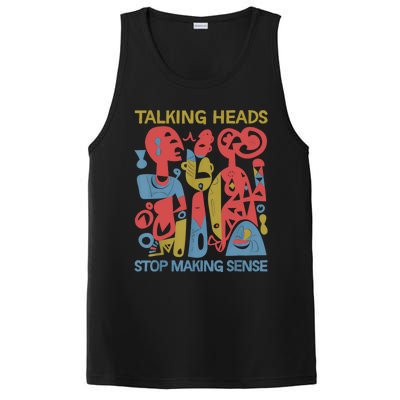 Stop Making Sensee Talking Heads Retro Funny Design PosiCharge Competitor Tank