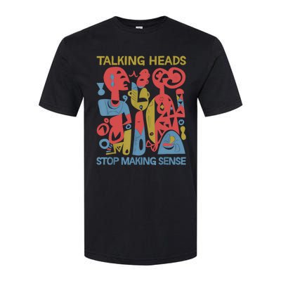 Stop Making Sensee Talking Heads Retro Funny Design Softstyle CVC T-Shirt