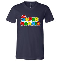 Super Mommio V-Neck T-Shirt