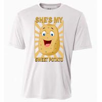 Shes My Sweet Potato Thanksgiving Funny Matching Couples Gift Cooling Performance Crew T-Shirt