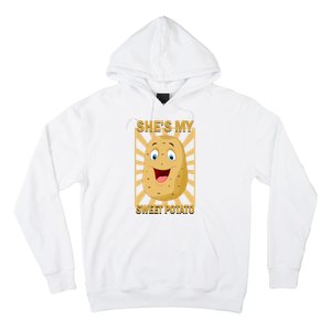 Shes My Sweet Potato Thanksgiving Funny Matching Couples Gift Hoodie