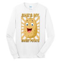 Shes My Sweet Potato Thanksgiving Funny Matching Couples Gift Tall Long Sleeve T-Shirt