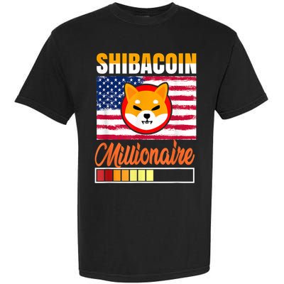 Shibacoin Miner Shiba Inu Coin Dog Lover Cryptocurrency Garment-Dyed Heavyweight T-Shirt
