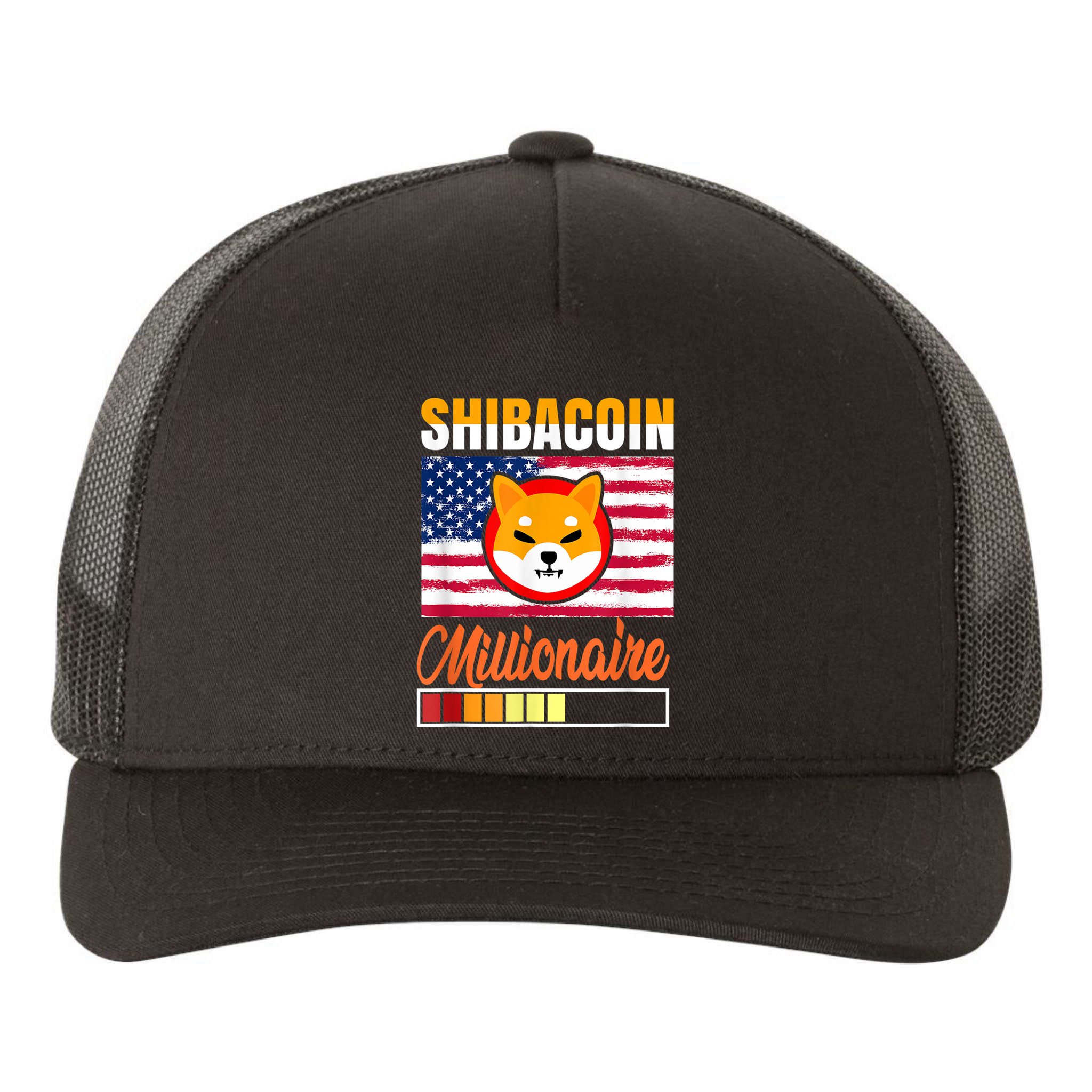 Shibacoin Miner Shiba Inu Coin Dog Lover Cryptocurrency Yupoong Adult 5-Panel Trucker Hat