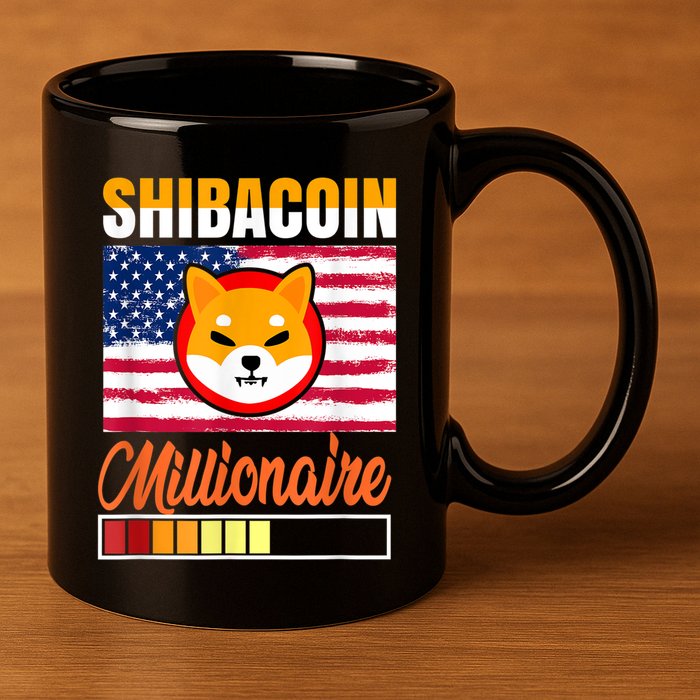 Shibacoin Miner Shiba Inu Coin Dog Lover Cryptocurrency 11oz C Handle Ceramic Mug