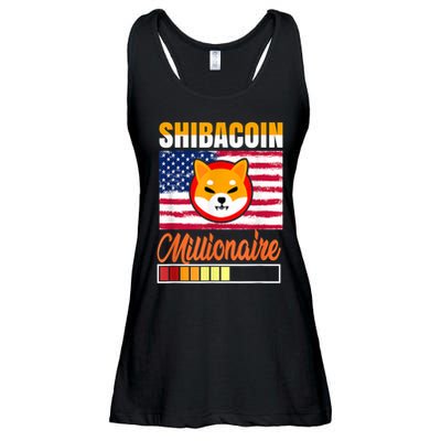 Shibacoin Miner Shiba Inu Coin Dog Lover Cryptocurrency Ladies Essential Flowy Tank