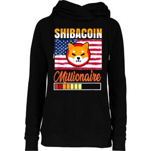 Shibacoin Miner Shiba Inu Coin Dog Lover Cryptocurrency Womens Funnel Neck Pullover Hood