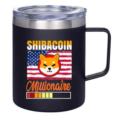 Shibacoin Miner Shiba Inu Coin Dog Lover Cryptocurrency 12oz Stainless Steel Coffee Mug
