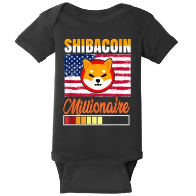 Shibacoin Miner Shiba Inu Coin Dog Lover Cryptocurrency Baby Bodysuit
