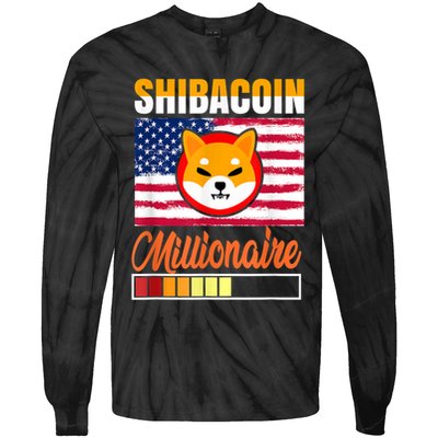 Shibacoin Miner Shiba Inu Coin Dog Lover Cryptocurrency Tie-Dye Long Sleeve Shirt