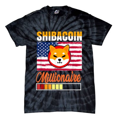Shibacoin Miner Shiba Inu Coin Dog Lover Cryptocurrency Tie-Dye T-Shirt