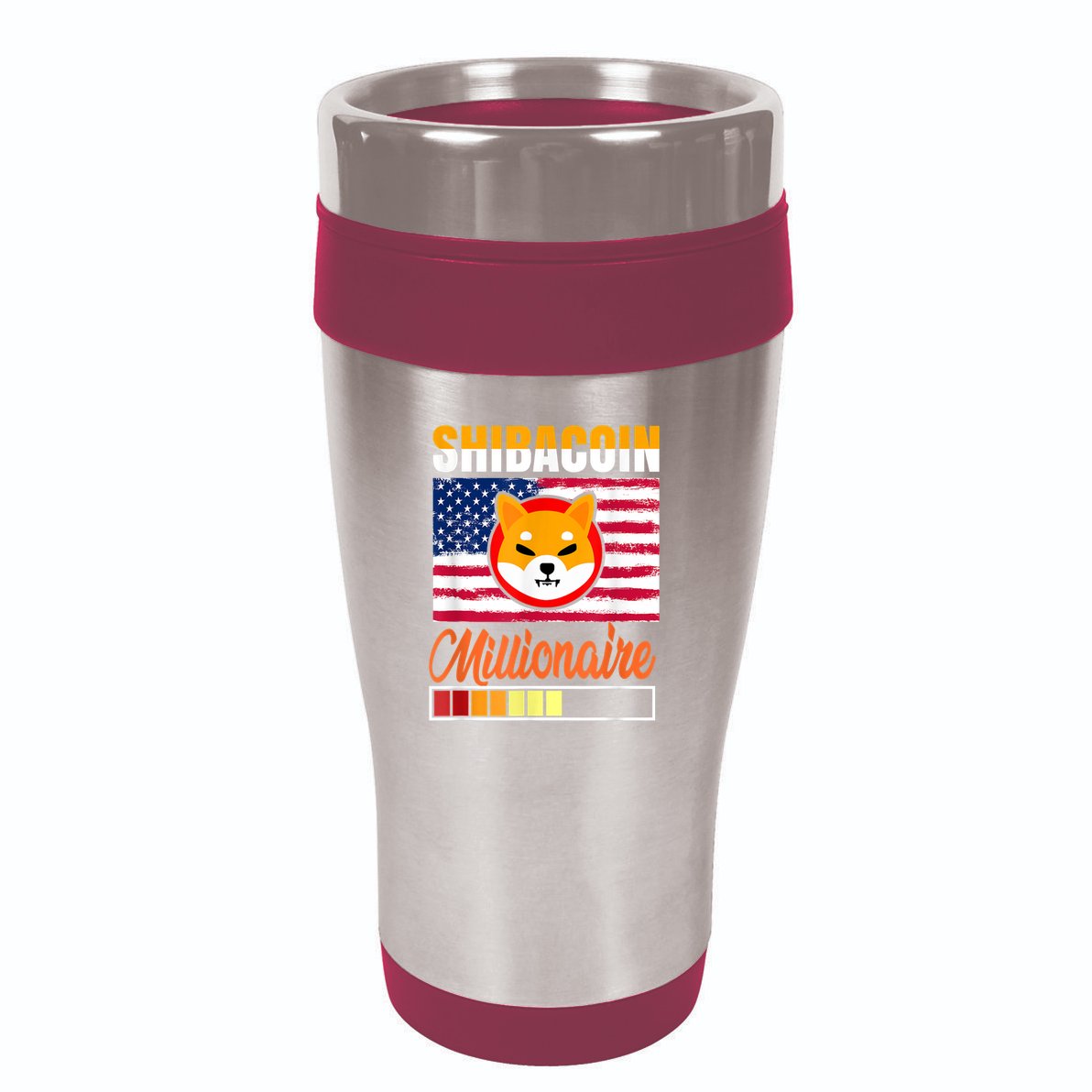 Shibacoin Miner Shiba Inu Coin Dog Lover Cryptocurrency 16oz Travel Tumbler