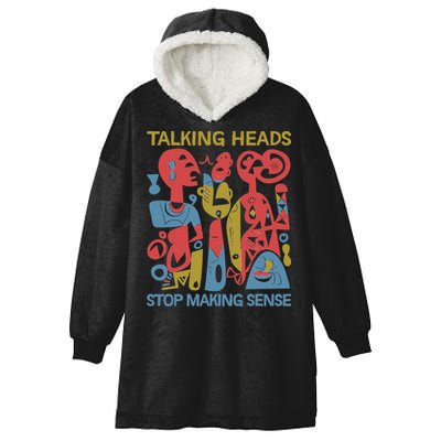 Stop Making Sensee Talking Heads Retro Hooded Wearable Blanket