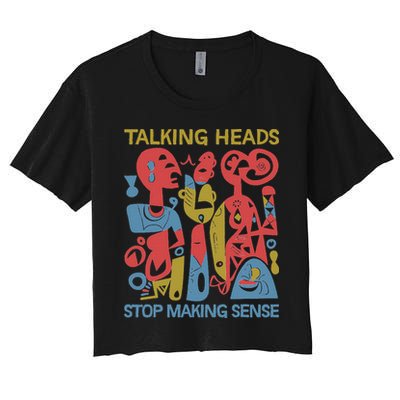 Stop Making Sensee Talking Heads Retro Crop Top