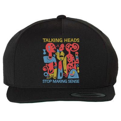 Stop Making Sensee Talking Heads Retro Wool Snapback Cap