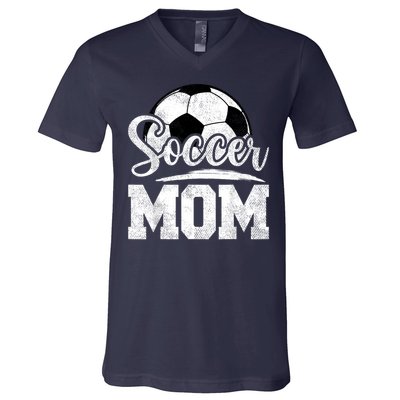 Soccer Mom Soccer Player Game Day Mother's Day V-Neck T-Shirt