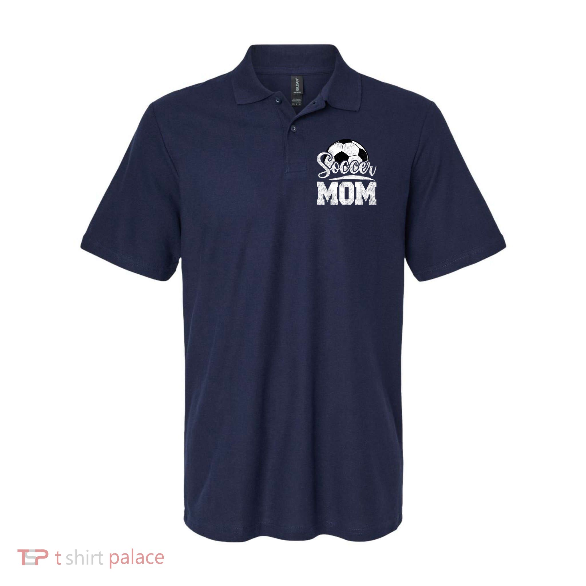Soccer Mom Soccer Player Game Day Mother's Day Polo