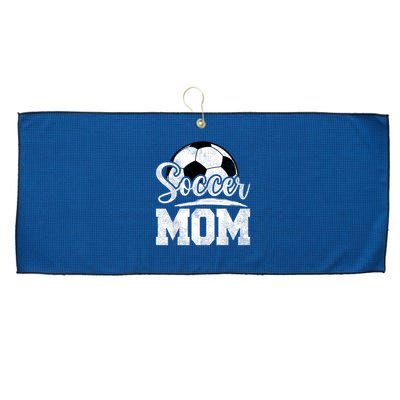 Soccer Mom Soccer Player Game Day Mother's Day Large Microfiber Waffle Golf Towel