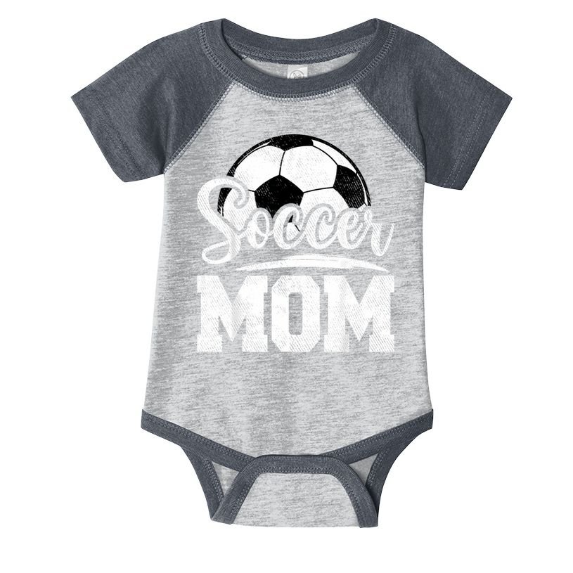 Soccer Mom Soccer Player Game Day Mother's Day Infant Baby Jersey Bodysuit
