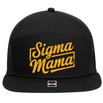 Sigma Mama 7 Panel Mesh Trucker Snapback Hat