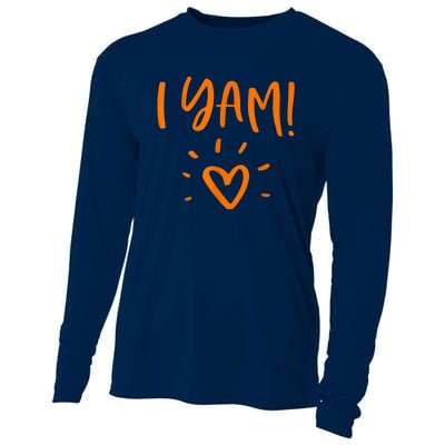 She's My Sweet Potato I Yam Set Couples Thanksgiving Cooling Performance Long Sleeve Crew