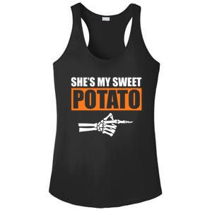 Shes My Sweet Potato Gift I Yam Matching Couple Halloween Gift Ladies PosiCharge Competitor Racerback Tank