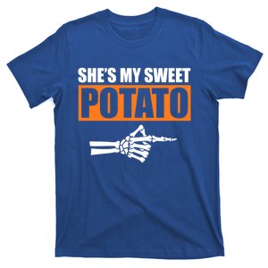 Shes My Sweet Potato Gift I Yam Matching Couple Halloween Gift T-Shirt