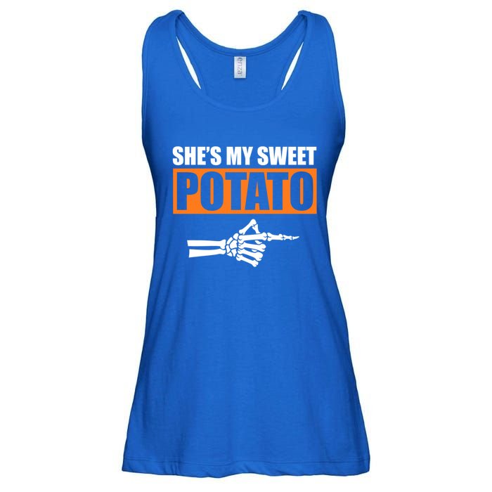 Shes My Sweet Potato Gift I Yam Matching Couple Halloween Gift Ladies Essential Flowy Tank