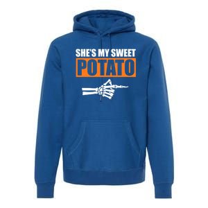 Shes My Sweet Potato Gift I Yam Matching Couple Halloween Gift Premium Hoodie