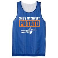 Shes My Sweet Potato Gift I Yam Matching Couple Halloween Gift Mesh Reversible Basketball Jersey Tank