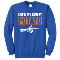 Shes My Sweet Potato Gift I Yam Matching Couple Halloween Gift Tall Sweatshirt