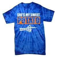 Shes My Sweet Potato Gift I Yam Matching Couple Halloween Gift Tie-Dye T-Shirt