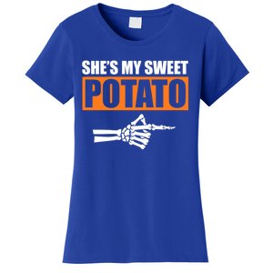 Shes My Sweet Potato Gift I Yam Matching Couple Halloween Gift Women's T-Shirt