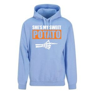 Shes My Sweet Potato Gift I Yam Matching Couple Halloween Gift Unisex Surf Hoodie