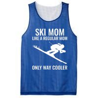 Ski Mom Skiing Gift Mesh Reversible Basketball Jersey Tank