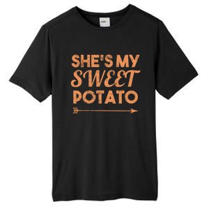 Shes My Sweet Potato Gift I Yam Matching Thanksgiving Gift Tall Fusion ChromaSoft Performance T-Shirt