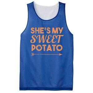 Shes My Sweet Potato Gift I Yam Matching Thanksgiving Gift Mesh Reversible Basketball Jersey Tank