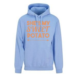 Shes My Sweet Potato Gift I Yam Matching Thanksgiving Gift Unisex Surf Hoodie